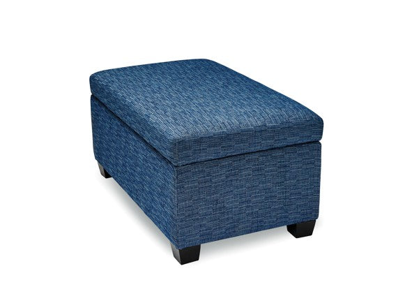 Hyde ottoman by Stylus - solid wood frame, fully upholstered, locally built to order furniture, Canadian made