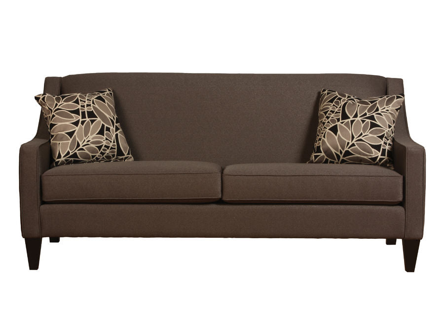 Jenna Sofa by Van Gogh Designs - solid wood frame, fully upholstered, locally built, made to order furniture, Canadian made