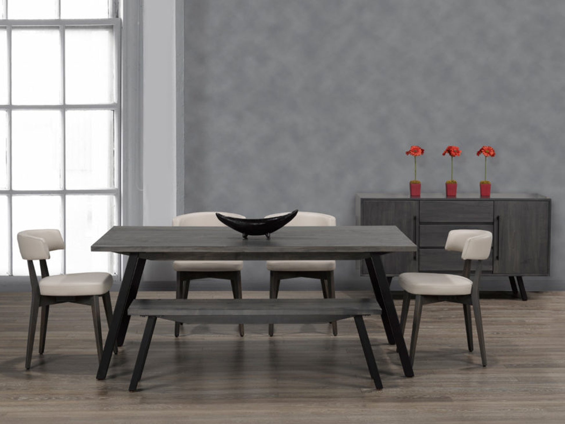 Kustavi Dining Table - dining set view