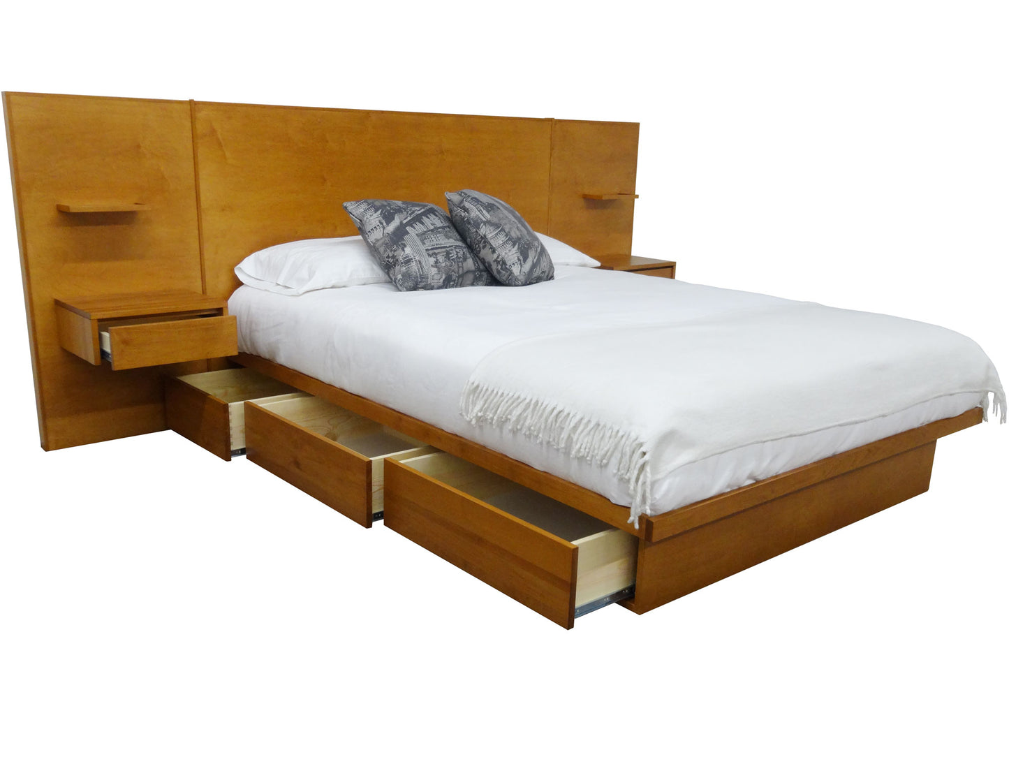 Muse LA Storage Bed - open drawers