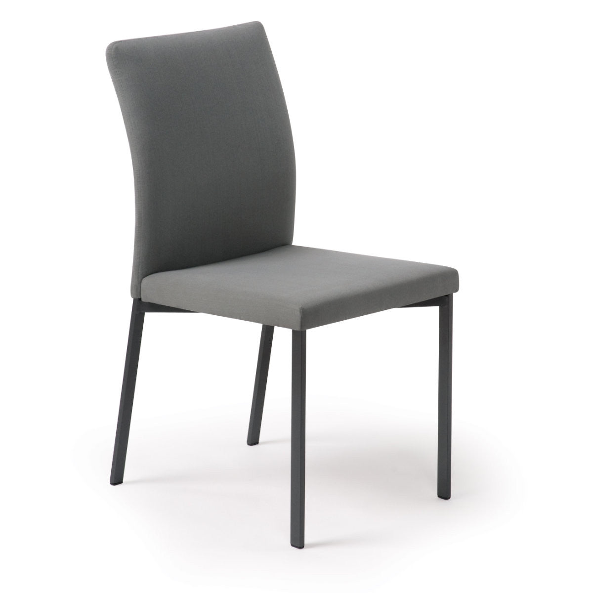 Mancini chair by Trica - welded steel, Canadian made, fully upholstered custom built furniture