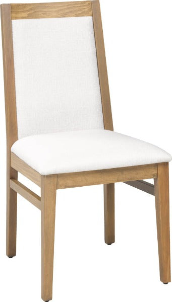 Mona Chair by Cardinal, solid wood, variety of fabrics, locally made