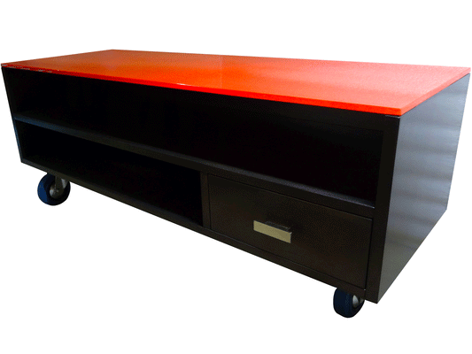 Muse Entertainment unit, solid wood, locally built, and custom in-house design furniture
