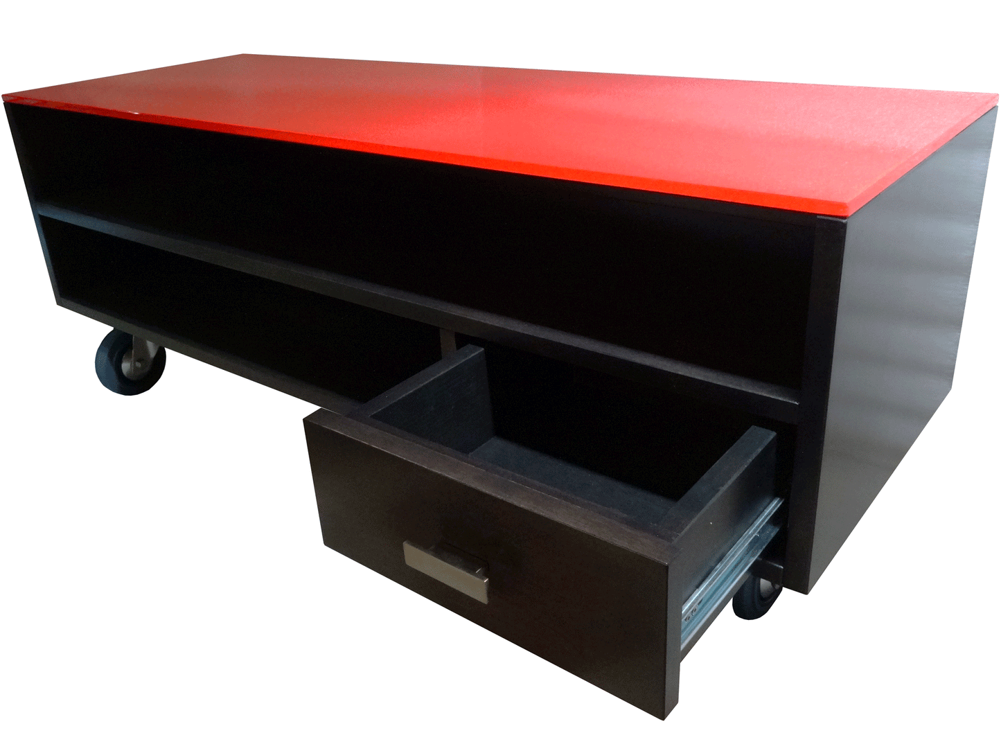 Muse Entertainment unit - shown with open drawer