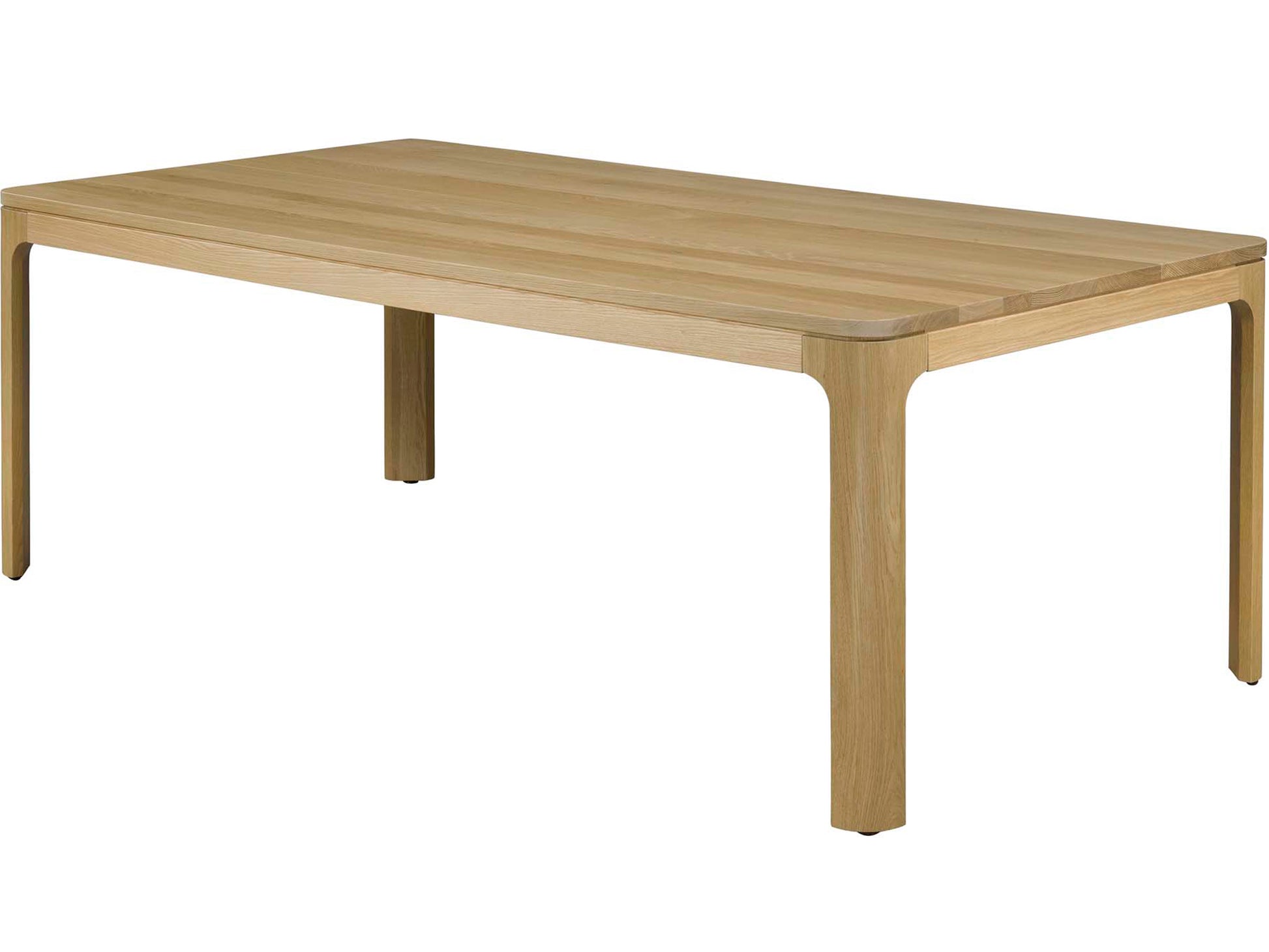 Naasko Dining Table - made of solid wood, built to order, Canadian made.