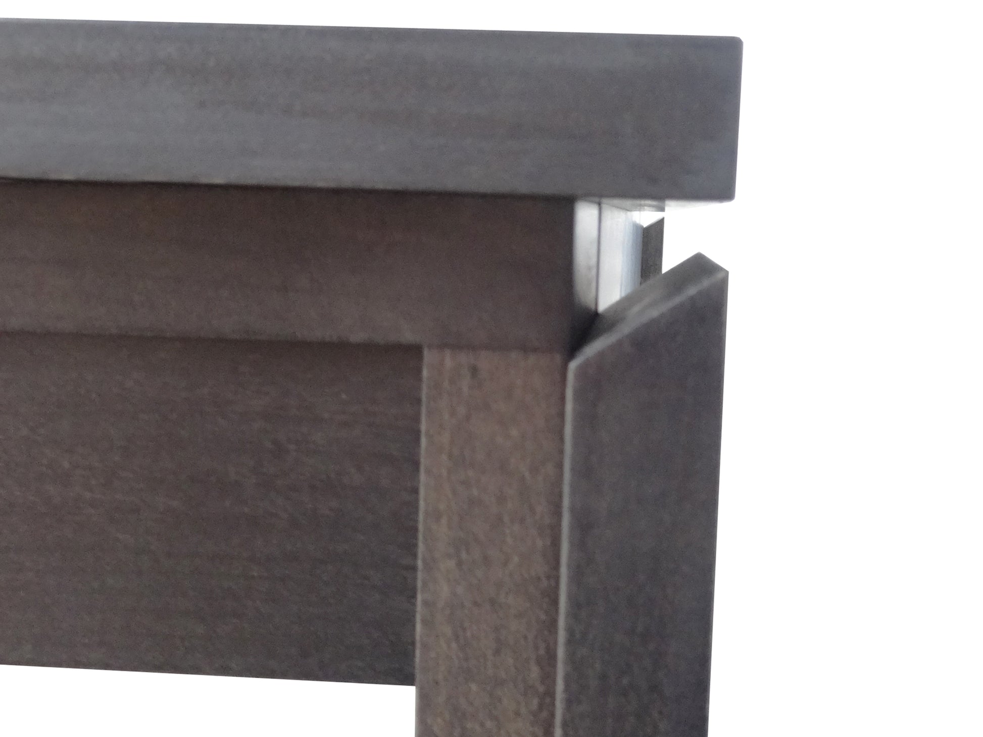 Nyhaven dining table detail solid wood, custom furniture, locally built, Canadian made