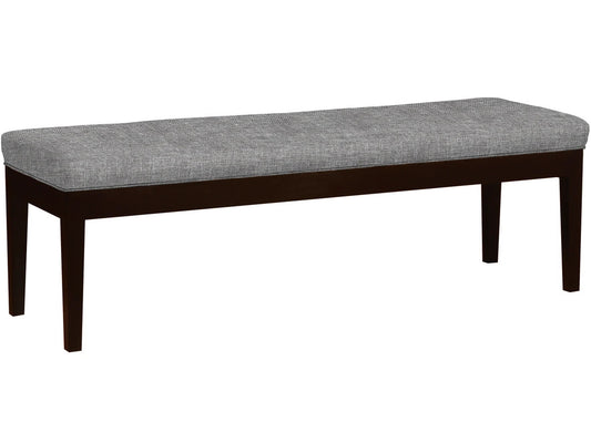 Paris upholstered bench, -Solid wood, Canadian built, locally built, custom built furniture,