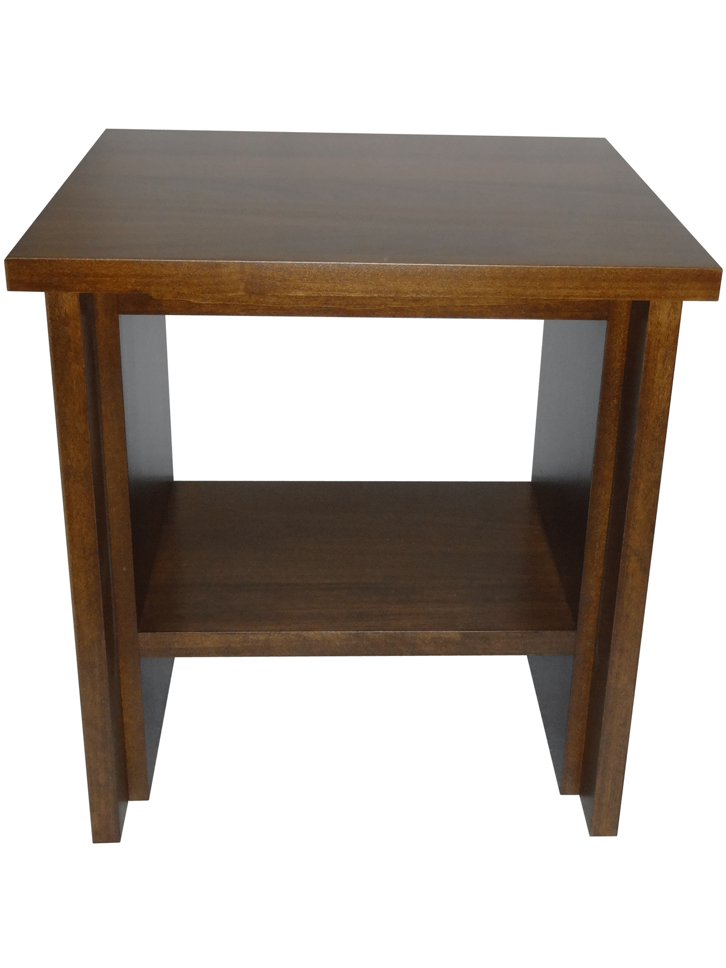 Queue end table -- solid wood, locally built, in-house design, custom made to order furniture, Canadian made