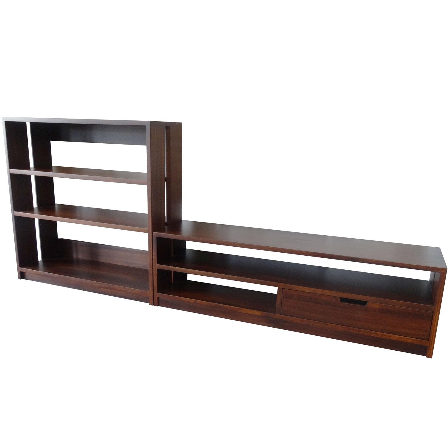 Queue Entertainment - solid wood, locally built, custom in-house design furniture, Canadian made