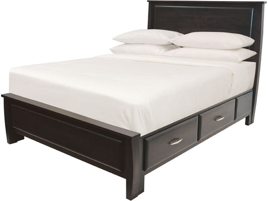 Seymour Storage bed - solid wood, locally built, Canadian made