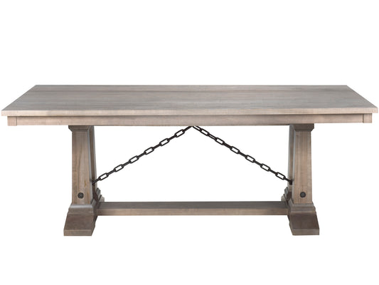 Shechem Dining Table, solid wood, Canadian built , custom furniture.