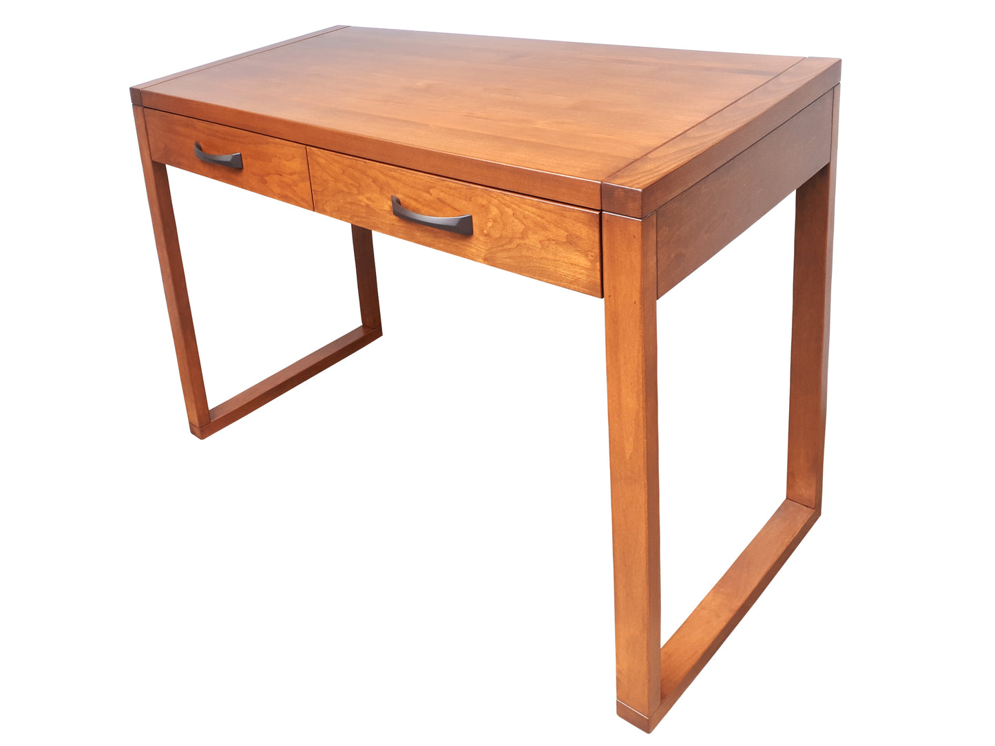 Tangent Writing Desk with Boxwood handles - top view