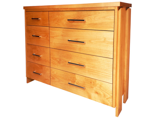 Tofino Eight Drawer Dresser is an in-house design made in solid wood, made in B.C.