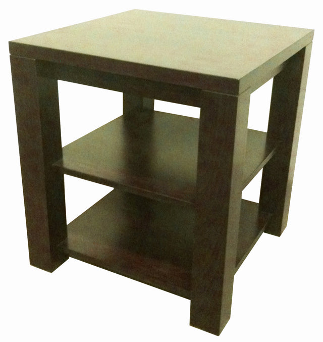 Boxwood Condo End table - custom version with 2 shelves | Custom Example