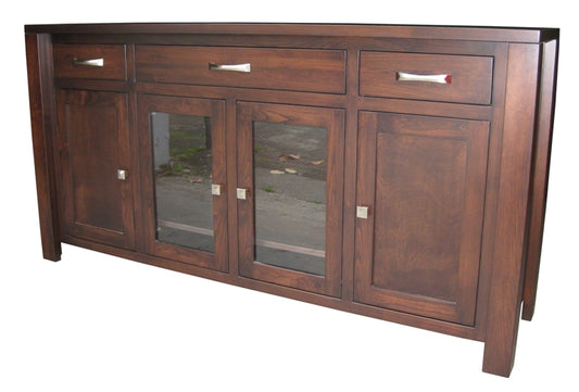 Custom solid wood server , locally bult in BC, this is a custom in-house design
