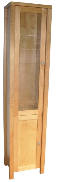 Boxwood Curio/Wine Cabinet - front view