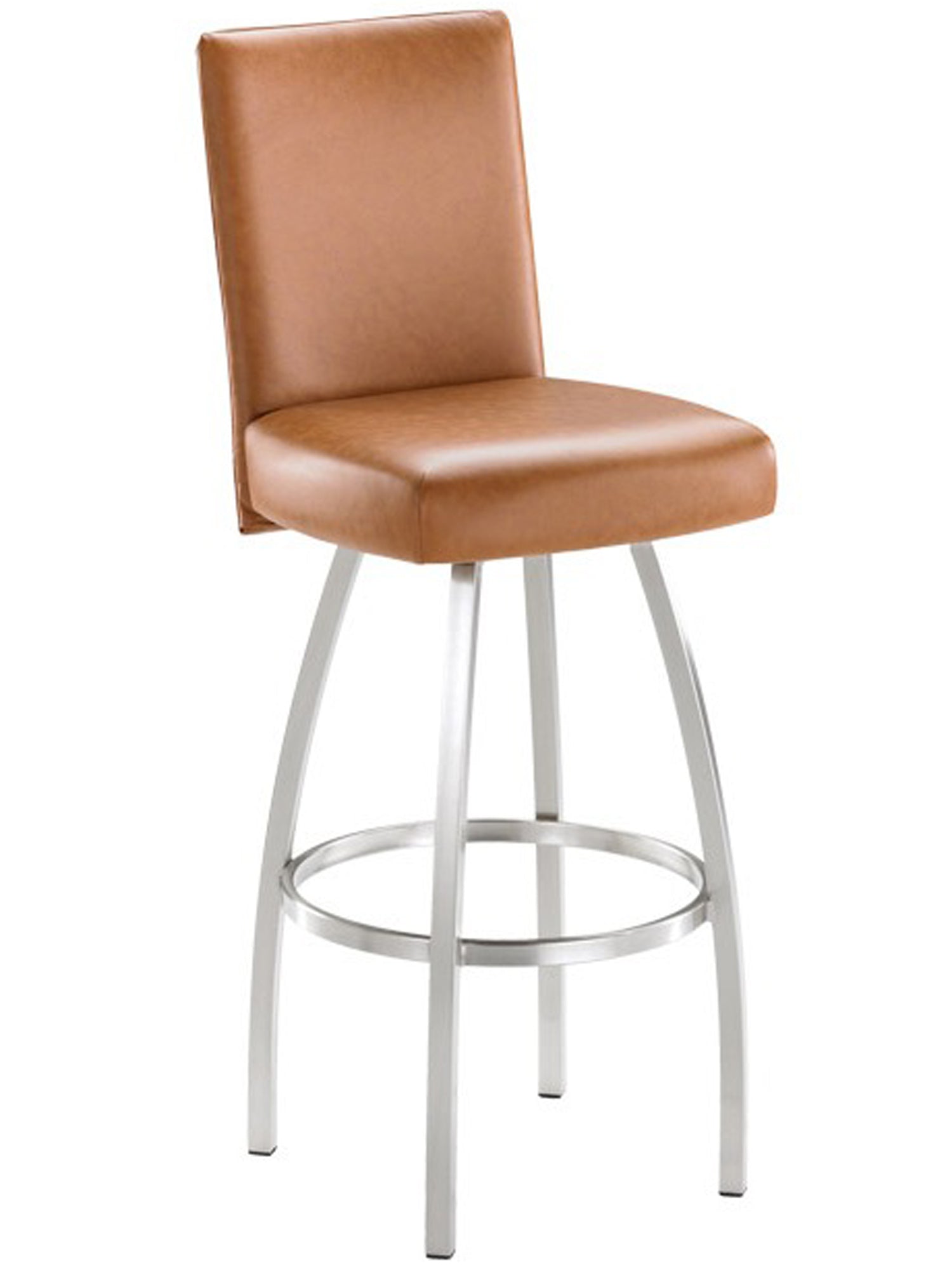 Nicholas Bar Stool- welded steel, Canadian made, upholstered custom built furniture