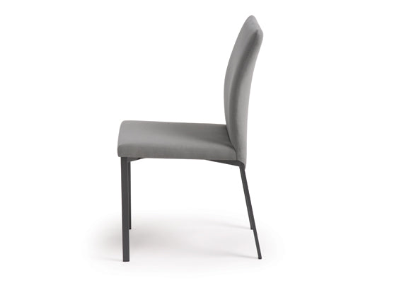 Mancini chair by Trica - welded steel, Canadian made, fully upholstered custom built furniture