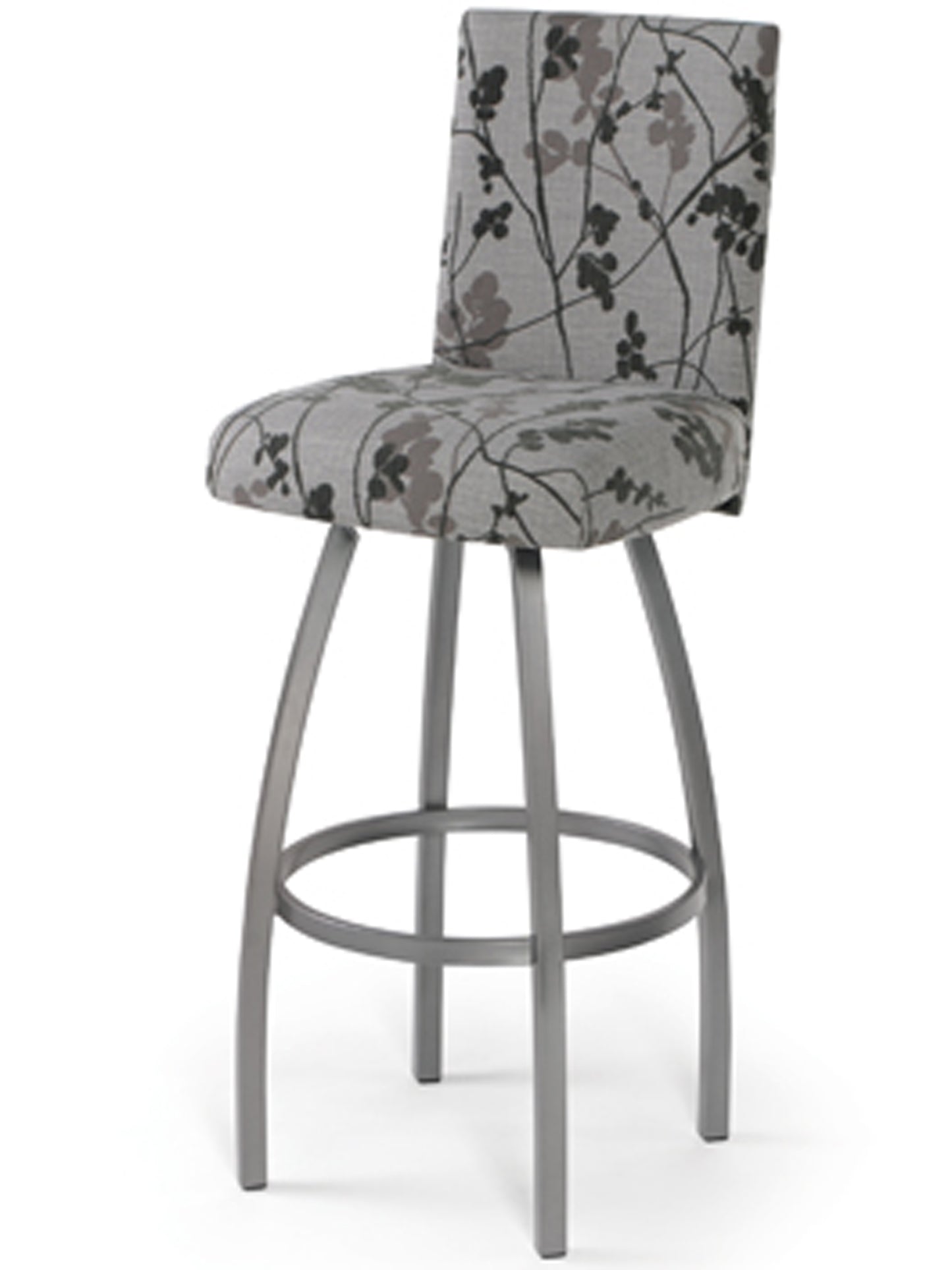 Nicholas Bar Stool- welded steel, Canadian made, upholstered custom built furniture