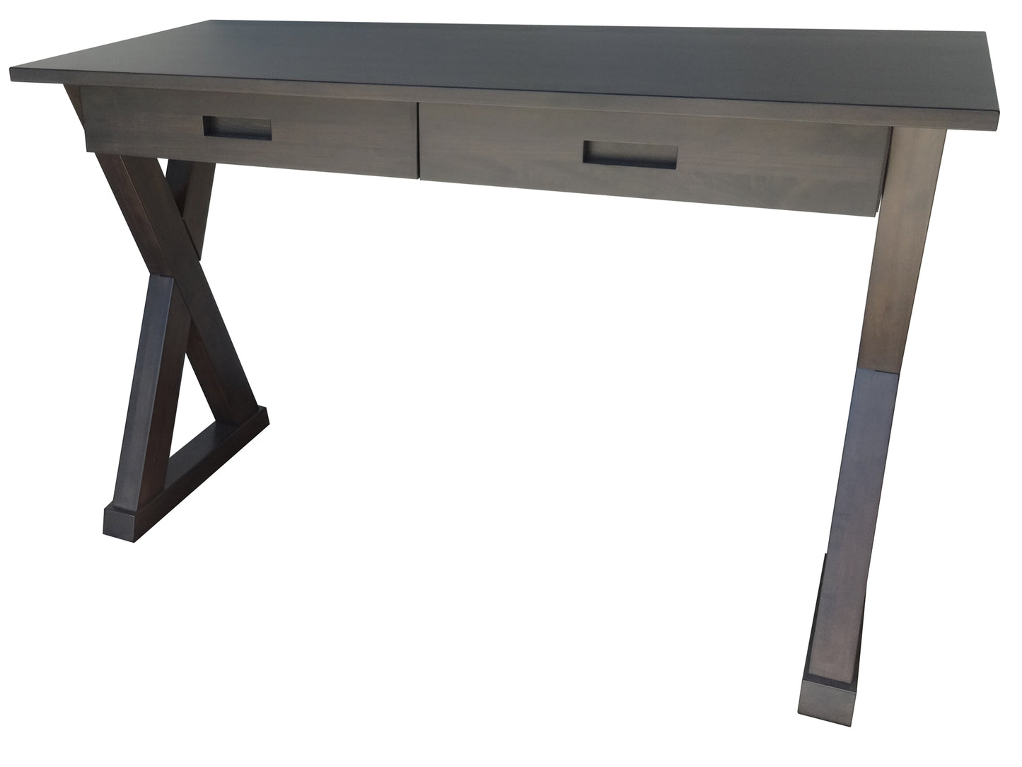 Tangent X-Base Desk - shown in slate stain