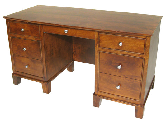 Transitional Desk, solid maple built to order, locally built, Canadian made |Custom Example