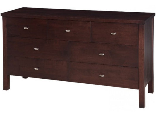 Yaletown Dresser by Woodworks - solid wood, locally built, Canadian made|solid wood 7 drawer dresser, Yaletown series, by Woodworks, BC